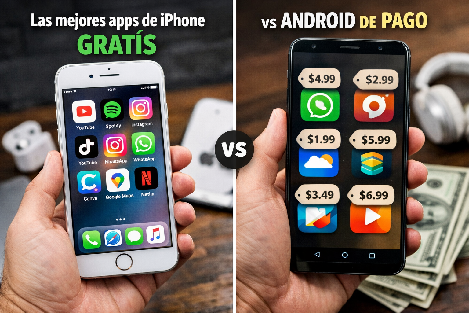 Las mejores apps de iPhone gratis vs Android de pago